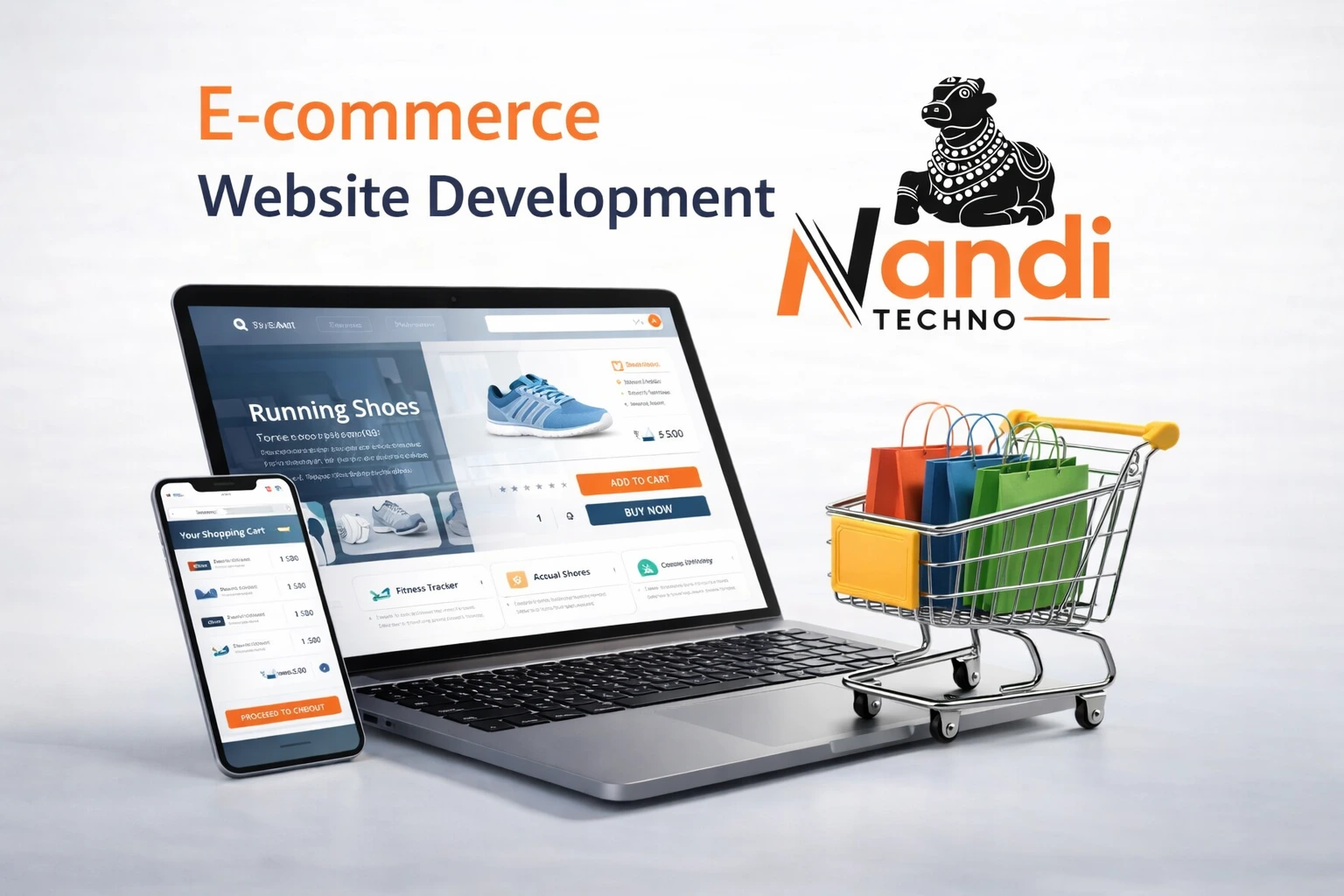 Ecommerce website development company in Udaipur by Nandi Techno
