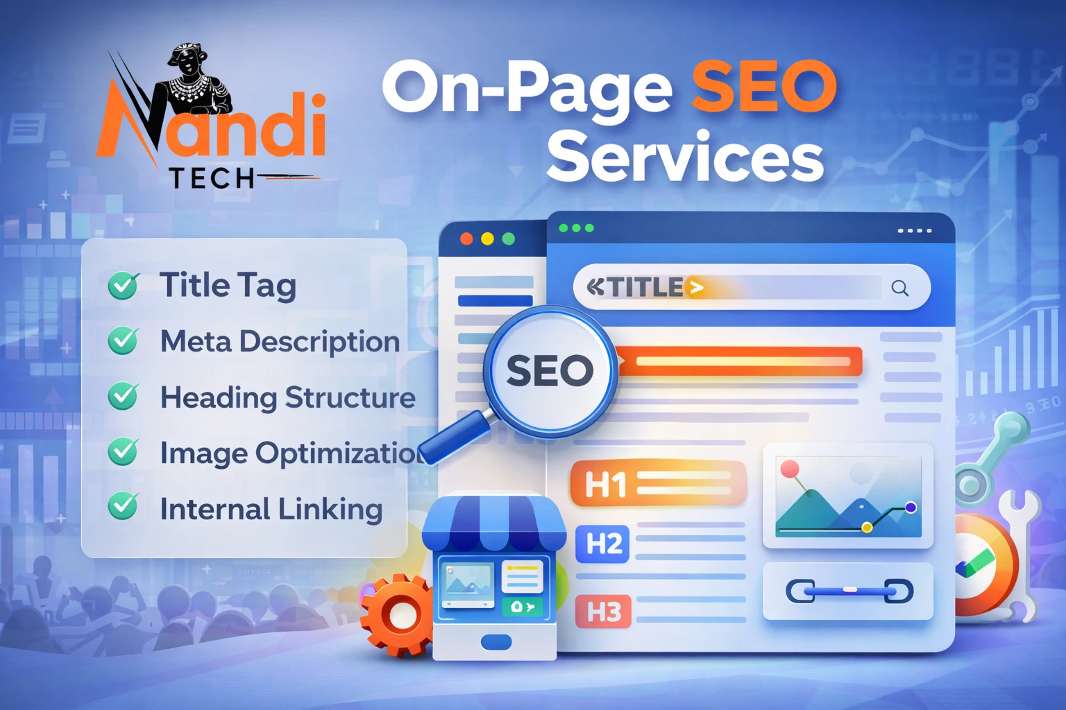 On-page SEO services in Udaipur including title tag and meta optimization
