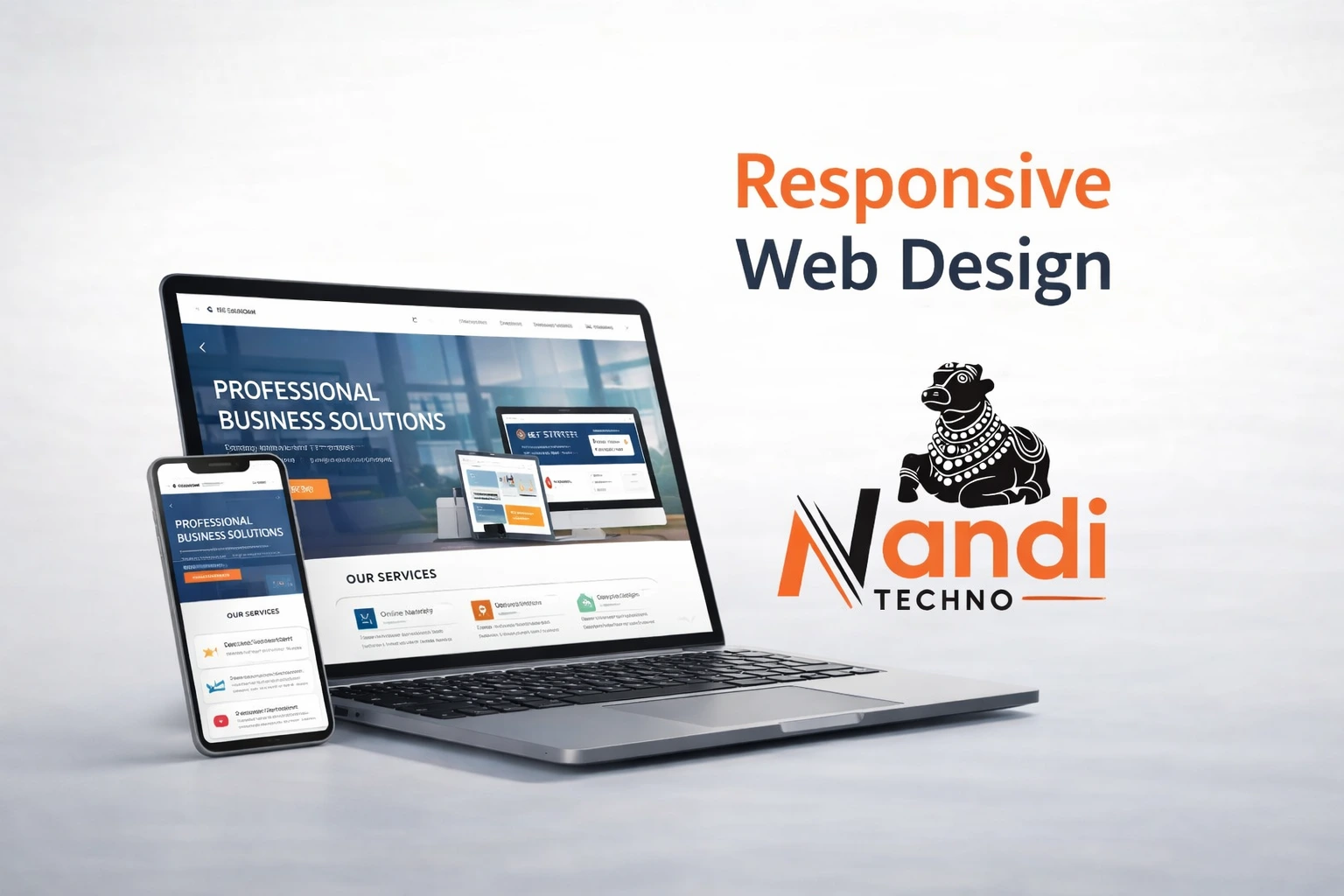 Responsive web design services by website development company in Udaipur