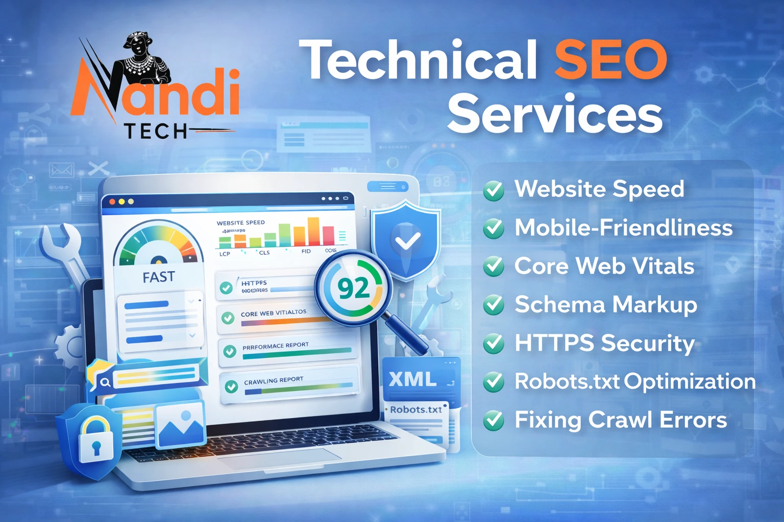 Technical SEO services in Udaipur improving speed and performance